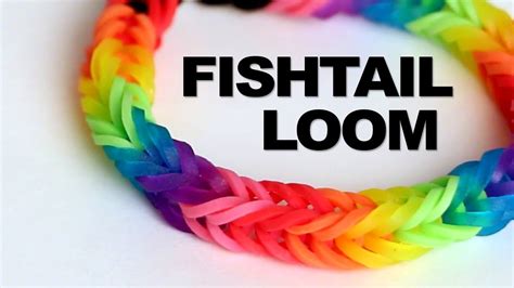 how do you make a fishtail rainbow loom bracelet|rainbow loom fishtail tutorial.